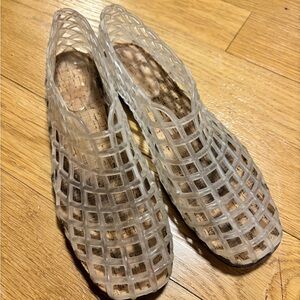 Clear Jelly Flats for Women - Transparent Sandals